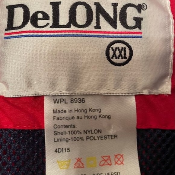 DeLong Chief Wahoo Cleveland Indians Rain Jacket XXL - Picture 5 of 10